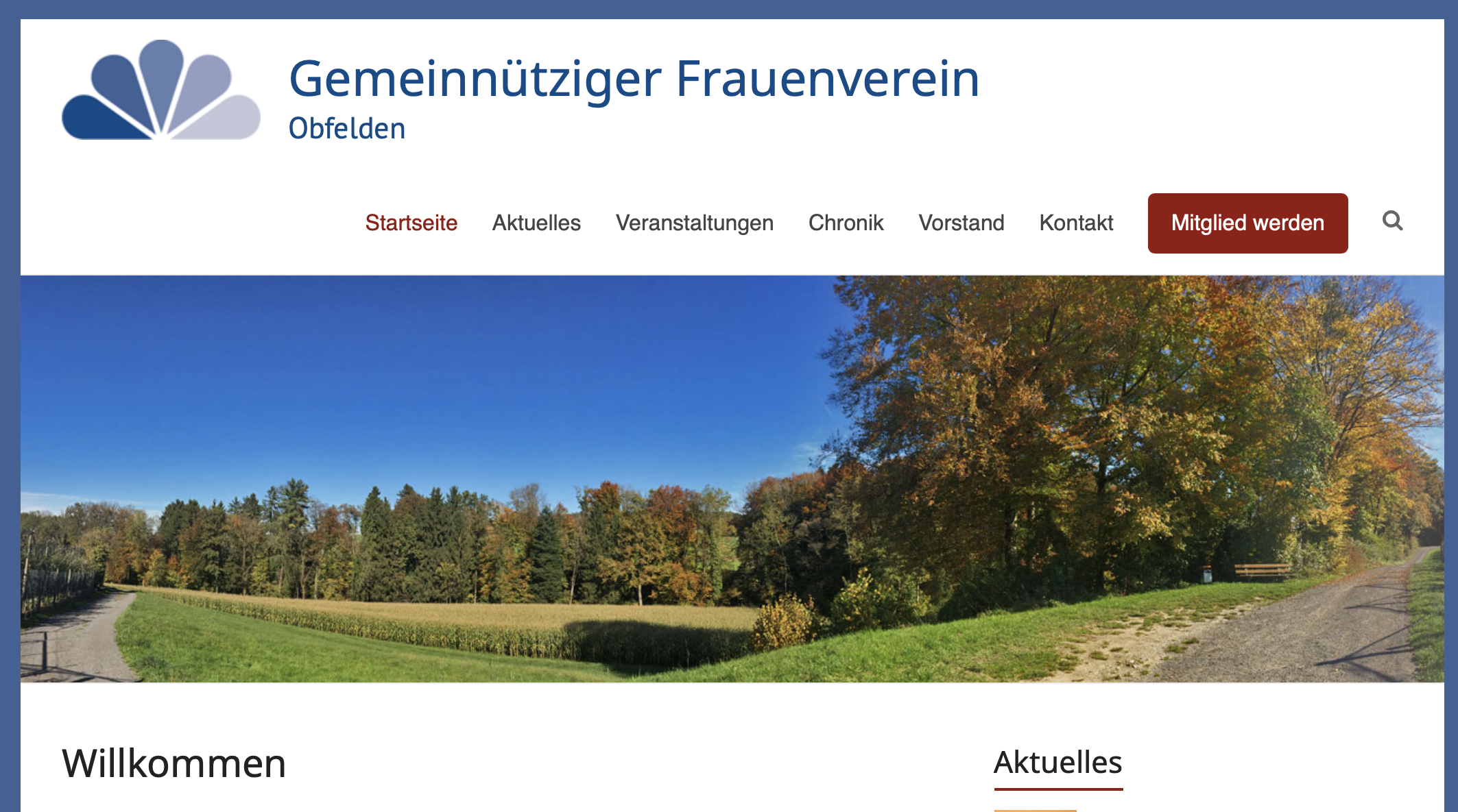 Neue Webseite für den Frauenverein