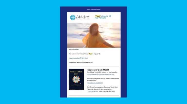 Newsletter-Design für ein neues Bewusstsein