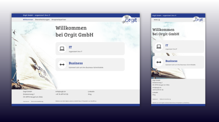 Orgit zurück im Web