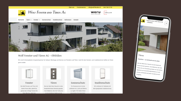 Innert einem Monat zur neuen Website